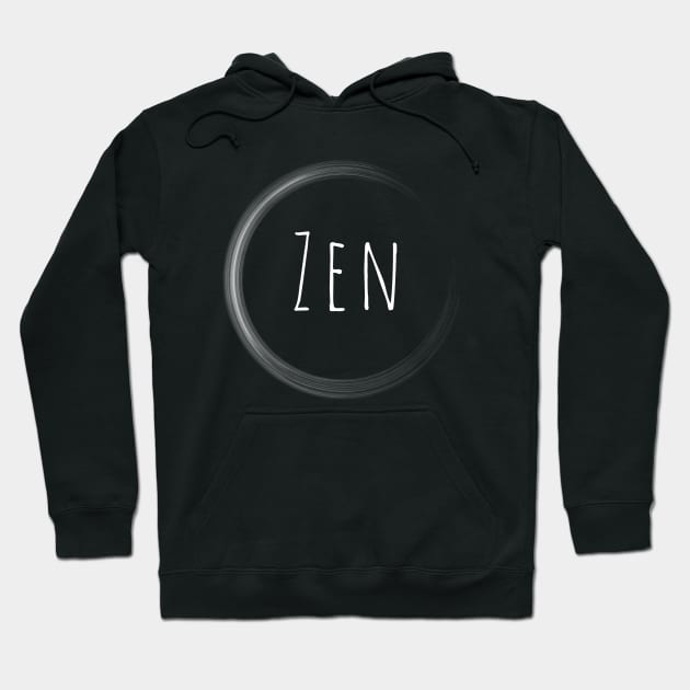 Zen White Hoodie by emma17